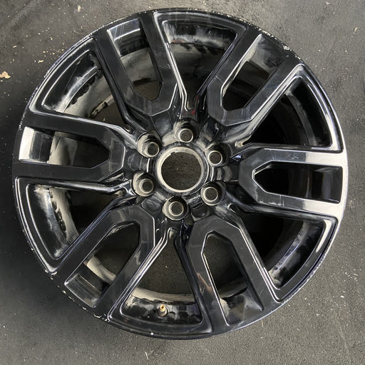 20" SIERRA 1500 PICKUP 20 20x9, 12 spoke, U spoke, gray Original OEM Wheel Rim - Additional View