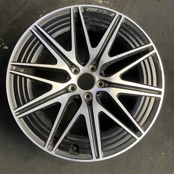 20" MERCEDES C-CLASS 23-24 206 Type , 20x9.5 , black accents Original OEM Wheel - Additional View
