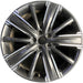 20" INFINITI QX50 21-22 20x8.5, 10 spoke, machined black Original OEM Wheel Rim - Front View