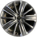 20" INFINITI QX50 21-22 20x8.5, 10 spoke, machined black Original OEM Wheel Rim - Front View