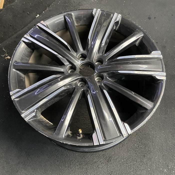 20" INFINITI QX50 21-22 20x8.5, 10 spoke, machined black Original OEM Wheel Rim - View 7