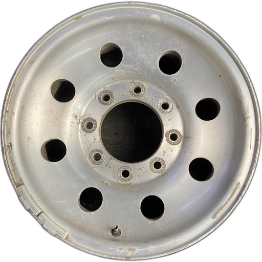 16" EXCURSION 00 , aluminum, 8 round holes Original OEM Wheel Rim - Front View