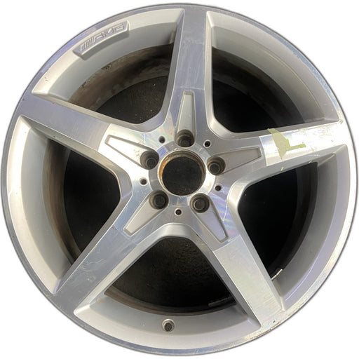 19" MERCEDES S-CLASS 13-15 231 Type; SL550, 19x8.5, 5 spoke Original OEM Wheel - Front View