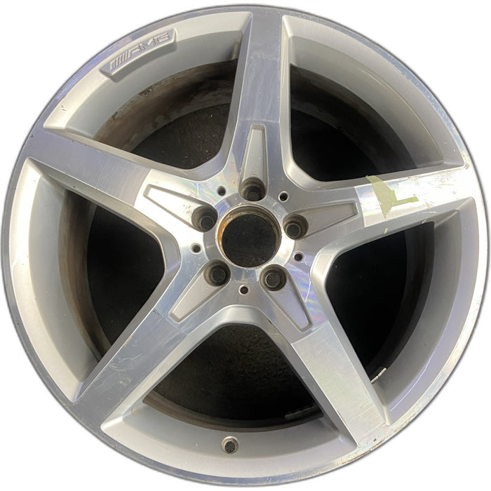 19" MERCEDES S-CLASS 13-15 231 Type; SL550, 19x8.5, 5 spoke Original OEM Wheel - Front View