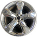 20" CHALLENGER 11-12 20x8, , chrome clad, lug nut centered between spokes - Front View