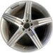 20" MERCEDES S-CLASS 14 222 Type; S63, 20x9.5, 5 spoke Original OEM Wheel Rim - Front View