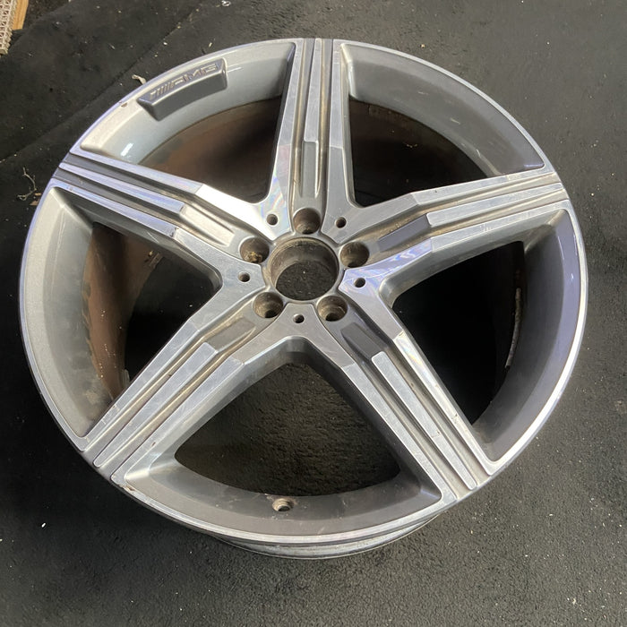 20" MERCEDES S-CLASS 14 222 Type; S63, 20x9.5, 5 spoke Original OEM Wheel Rim - View 7