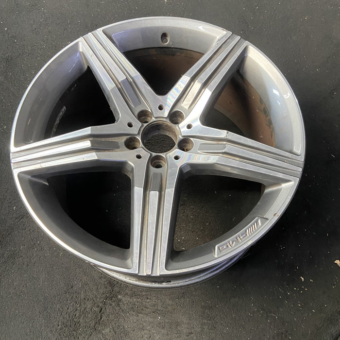 20" MERCEDES S-CLASS 14 222 Type; S63, 20x9.5, 5 spoke Original OEM Wheel Rim - View 8