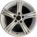 17" BMW 320i 12-13 , 17x7.5 , 5 spoke, triple edge spoke Original OEM Wheel Rim - Front View