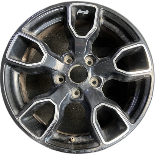 18" WRANGLER 17 18x7.5, 5 hole, open spoke Original OEM Wheel Rim - Front View