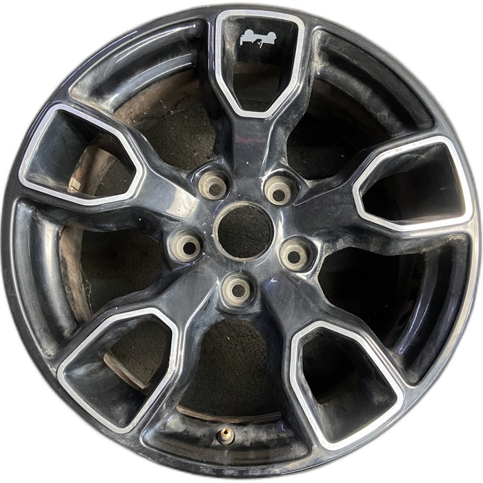 18" WRANGLER 17 18x7.5, 5 hole, open spoke Original OEM Wheel Rim - Front View