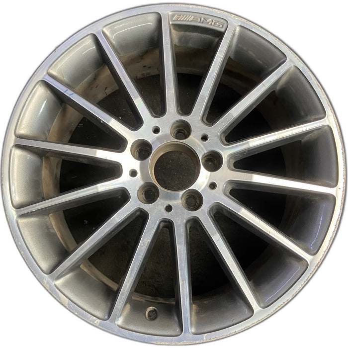 18" MERCEDES B-CLASS 15 246 Type; , 18x7.5, 14 spoke Original OEM Wheel Rim - Front View