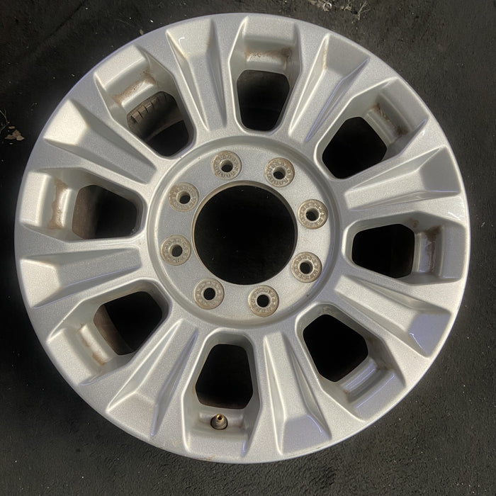 18" FORD F250SD PICKUP 20-22 18x8, aluminum, 8 spoke, silver Original OEM Wheel - Additional View