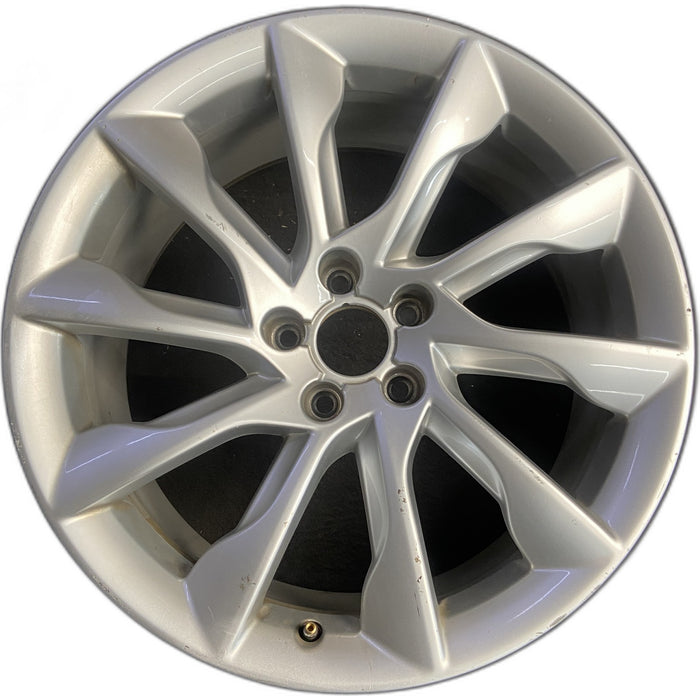 19" AUDI A5 13-14 19x8.5 , 10 spoke Original OEM Wheel Rim - Front View