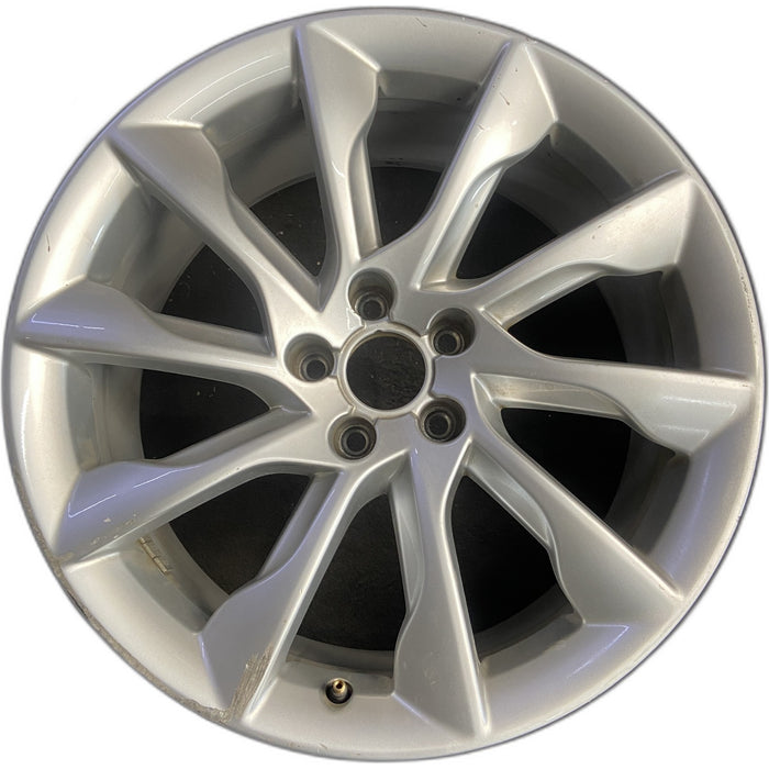 19" AUDI A5 13-14 19x8.5 , 10 spoke Original OEM Wheel Rim - Front View