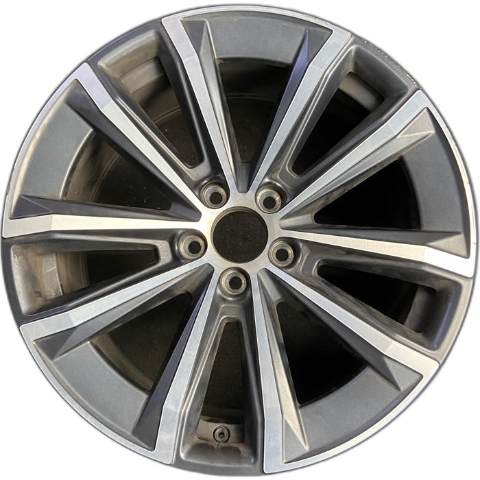 18" VOLVO S60 21-22 18x8 , 5 spoke, V spoke Original OEM Wheel Rim - Front View