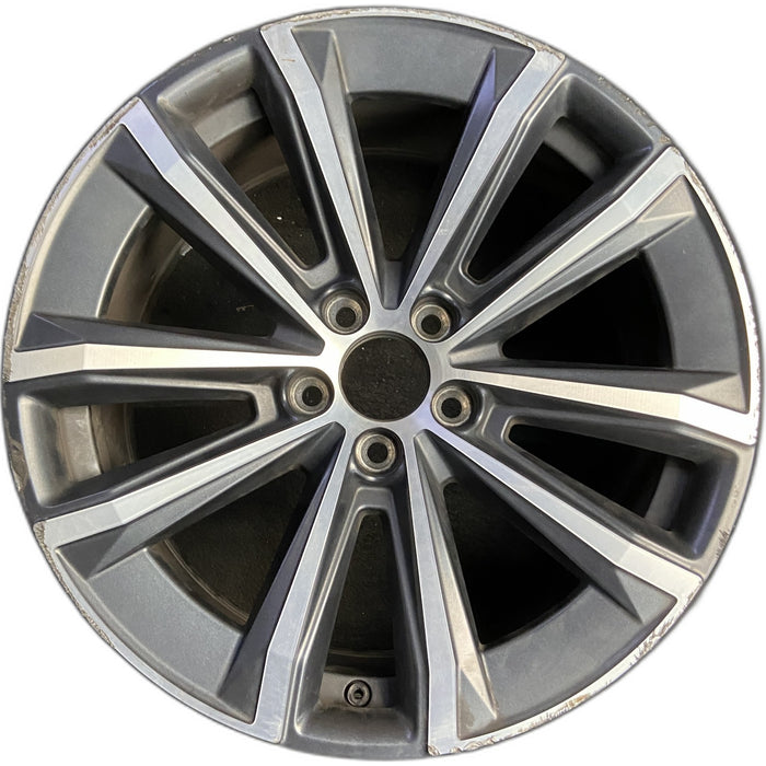18" VOLVO S60 21-22 18x8 , 5 spoke, V spoke Original OEM Wheel Rim - Front View