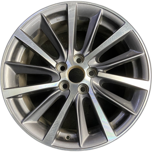 18" HIGHLANDER 17-19 18x7.5 , 14 spoke Original OEM Wheel Rim - Front View
