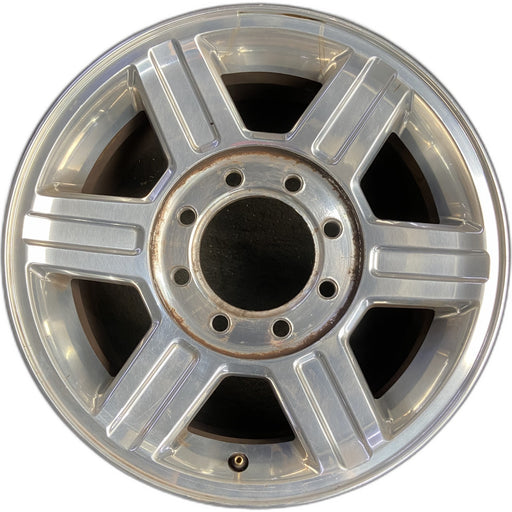 17" DODGE 2500 PICKUP 10-13 17x8, aluminum, 6 spoke, groove in spokes Original - Front View