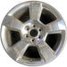 20" SIERRA 1500 PICKUP 19 classic , 20x9, 5 spoke, exposed lug nuts, polished - Front View
