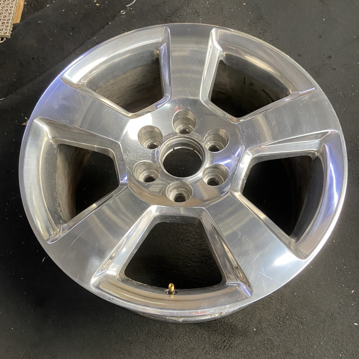 20" SIERRA 1500 PICKUP 19 classic , 20x9, 5 spoke, exposed lug nuts, polished - View 7