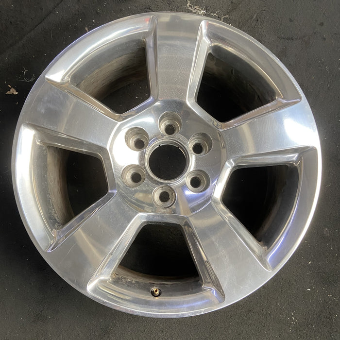 20" SIERRA 1500 PICKUP 19 classic , 20x9, 5 spoke, exposed lug nuts, polished - Additional View