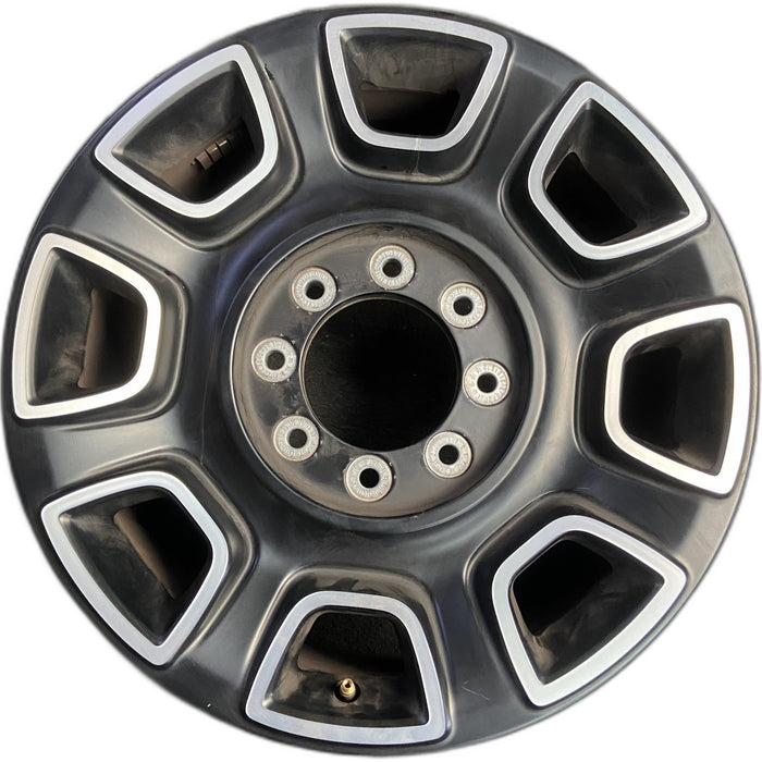 20" FORD F250SD PICKUP 23-26 20x8, , solid spoke, black, slotted spoke Original - Front View