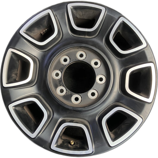20" FORD F250SD PICKUP 23-26 20x8, , solid spoke, black, slotted spoke Original - Front View
