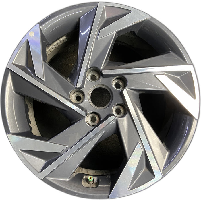17" ELANTRA 24 17x7 Original OEM Wheel Rim - Front View