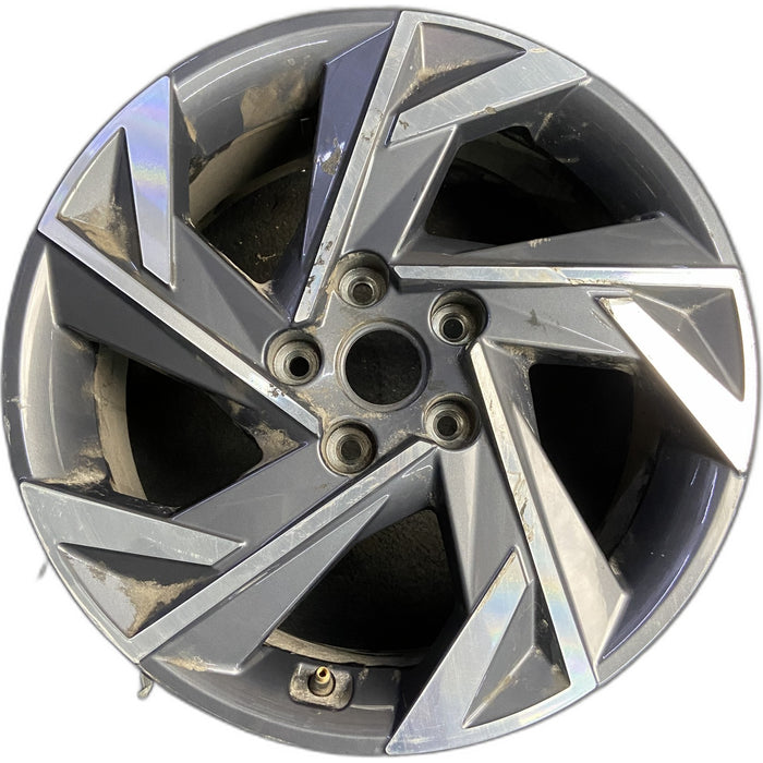 17" ELANTRA 24 17x7 Original OEM Wheel Rim - Front View