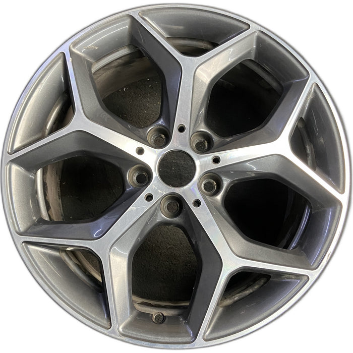 18" BMW X1 16-20 18x7.5 , , solid Y spoke Original OEM Wheel Rim - Front View
