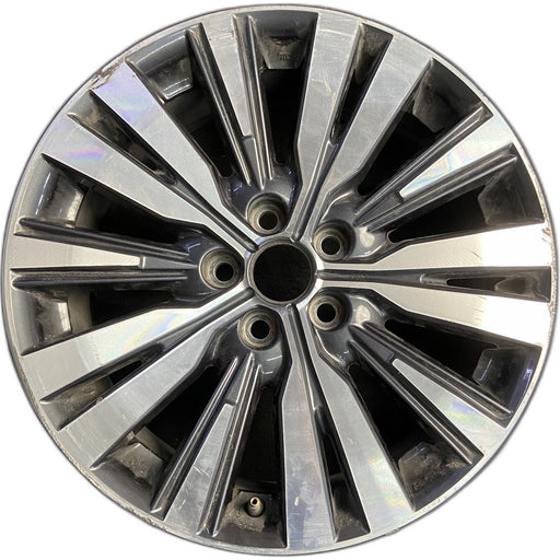 18" OUTLANDER 19-20 18x7, machined Original OEM Wheel Rim - Front View