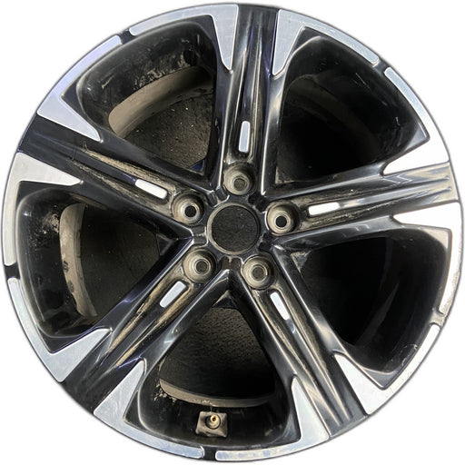 18" K5 21-24 18x7.5 , black Original OEM Wheel Rim - Front View