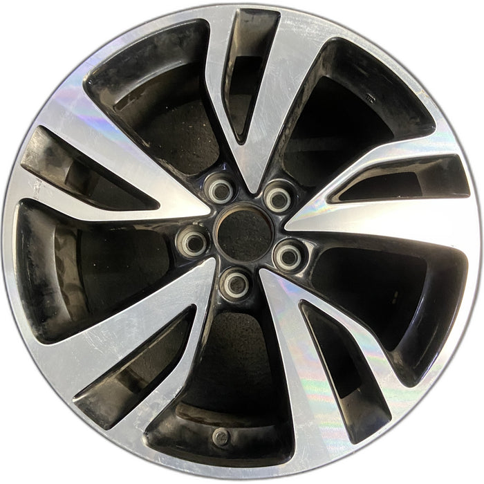 19" ODYSSEY 18-22 19x7.5 , machined face Original OEM Wheel Rim - Front View