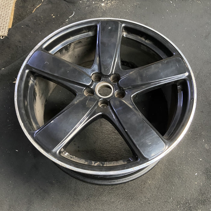 21" PORSCHE MACAN 15-16 21x9 , 5 spoke, black finish Original OEM Wheel Rim - View 7