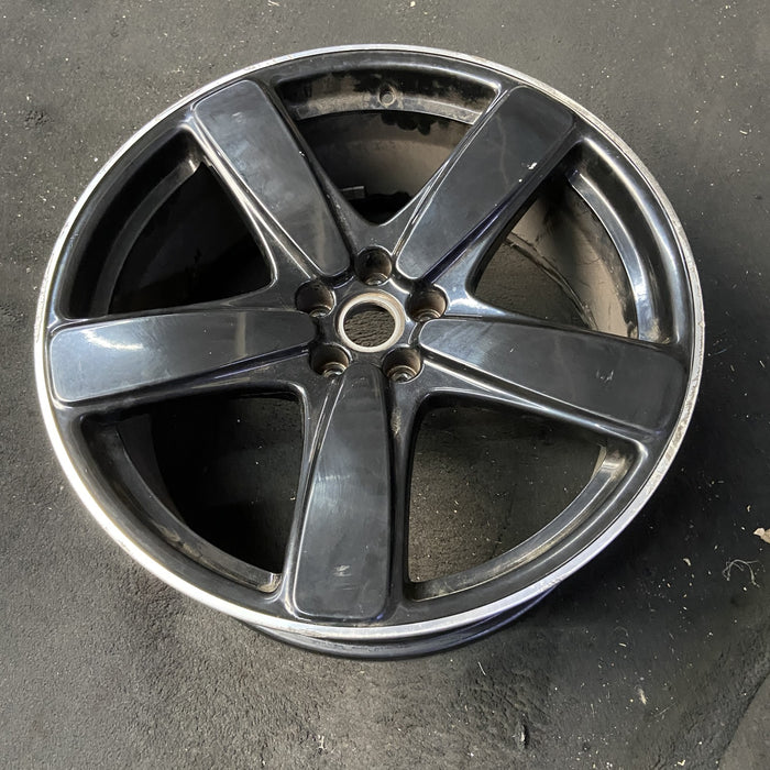 21" PORSCHE MACAN 15-16 21x9 , 5 spoke, black finish Original OEM Wheel Rim - View 8