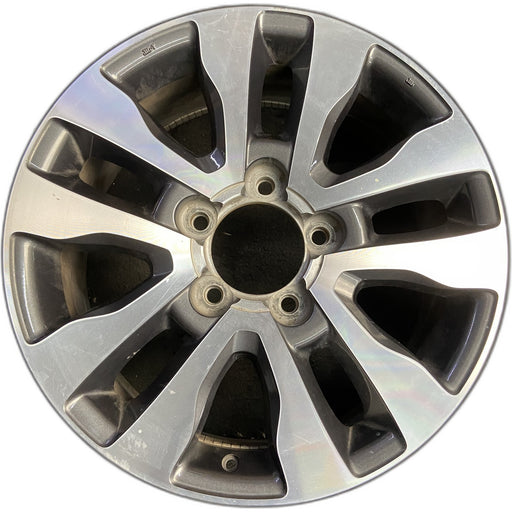 20" SEQUOIA 08-17 20x8, , 10 spoke, silver inlay Original OEM Wheel Rim - Front View