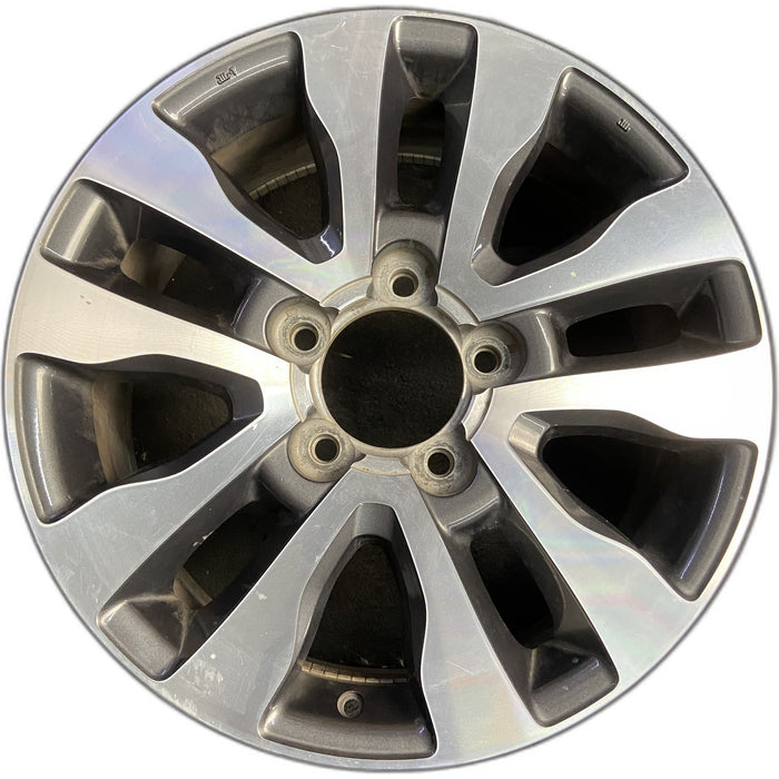 20" SEQUOIA 08-17 20x8, , 10 spoke, silver inlay Original OEM Wheel Rim - Front View
