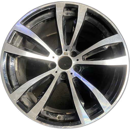 20" BMW X5 14-18 20x11 , 5 spoke, V spoke, flat spoke, machined Original OEM - Front View