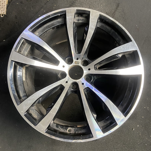 20" BMW X5 14-18 20x11 , 5 spoke, V spoke, flat spoke, machined Original OEM - Additional View