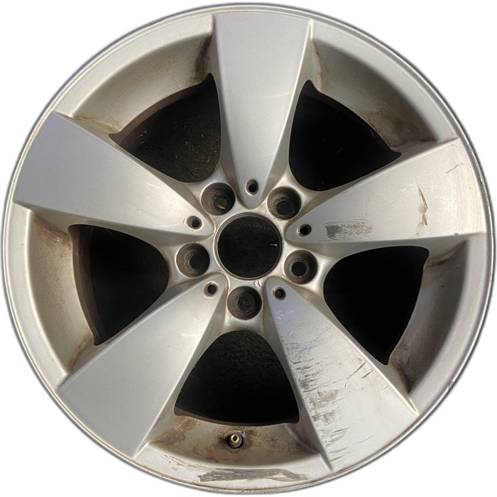 17" BMW 525i 04-05 17x7.5 , 5 spoke Original OEM Wheel Rim - Front View