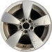 17" BMW 525i 04-05 17x7.5 , 5 spoke Original OEM Wheel Rim - Front View