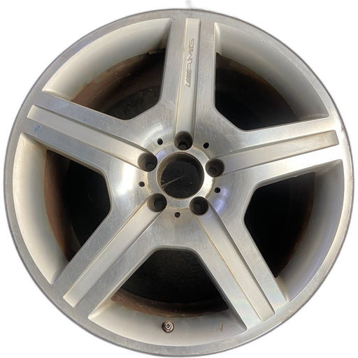 19" MERCEDES S-CLASS 07 221 Type; S550, 19x9.5, 5 spoke Original OEM Wheel Rim - Front View
