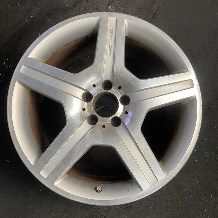 19" MERCEDES S-CLASS 07 221 Type; S550, 19x9.5, 5 spoke Original OEM Wheel Rim - Additional View