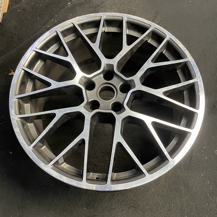 20" PORSCHE MACAN 15-16 20x9, 20 spoke, titanium finish Original OEM Wheel Rim - View 7