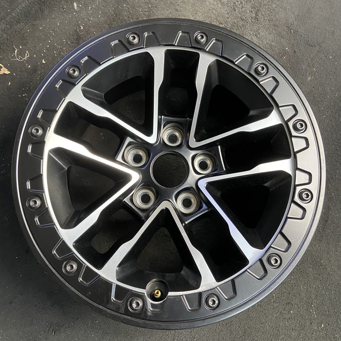 17" WRANGLER 24 17x8, , machined face with black pockets Original OEM Wheel Rim - Additional View