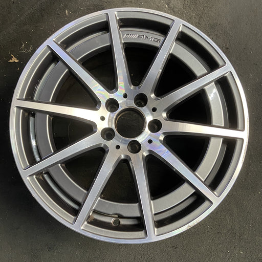 18" MERCEDES C-CLASS 20-21 205 Type, C63, Sedan, 18x9 Original OEM Wheel Rim - Additional View