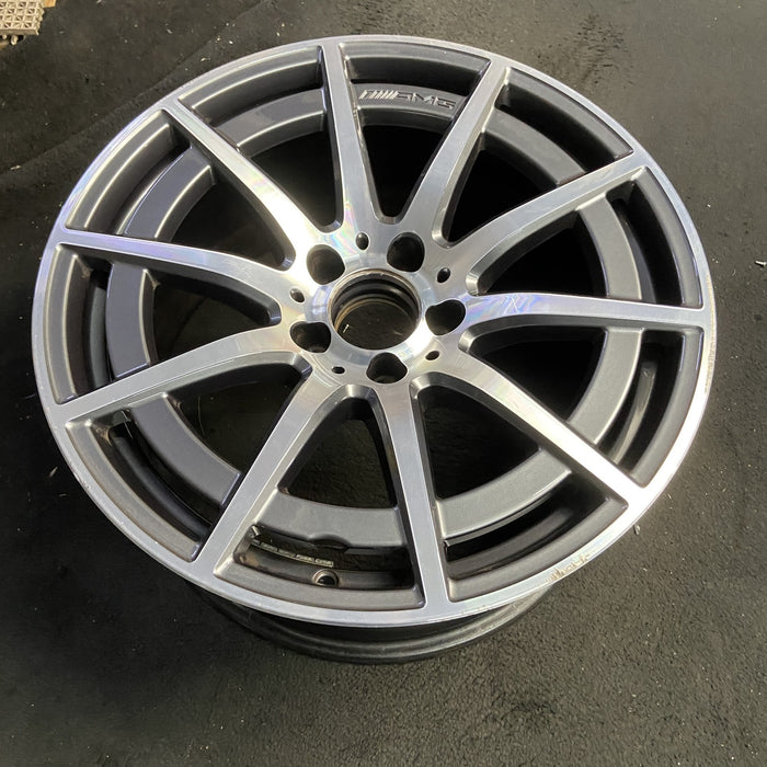 18" MERCEDES C-CLASS 20-21 205 Type, C63, Sedan, 18x9 Original OEM Wheel Rim - View 7