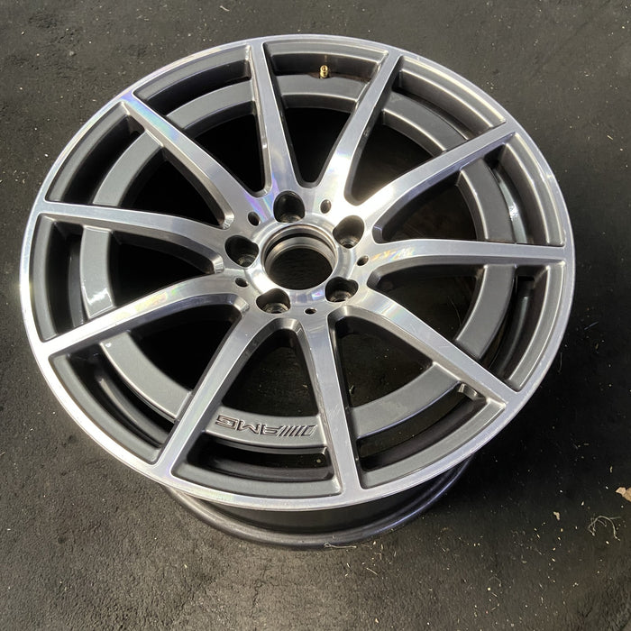 18" MERCEDES C-CLASS 20-21 205 Type, C63, Sedan, 18x10.5 Original OEM Wheel Rim - View 8