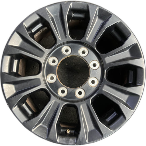 18" FORD F250SD PICKUP 20-22 18x8, aluminum, 8 spoke, black Original OEM Wheel - Front View